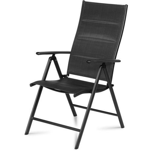 Baštenska stolica FDZN5016 55x105x47cm podesiva crna pvc