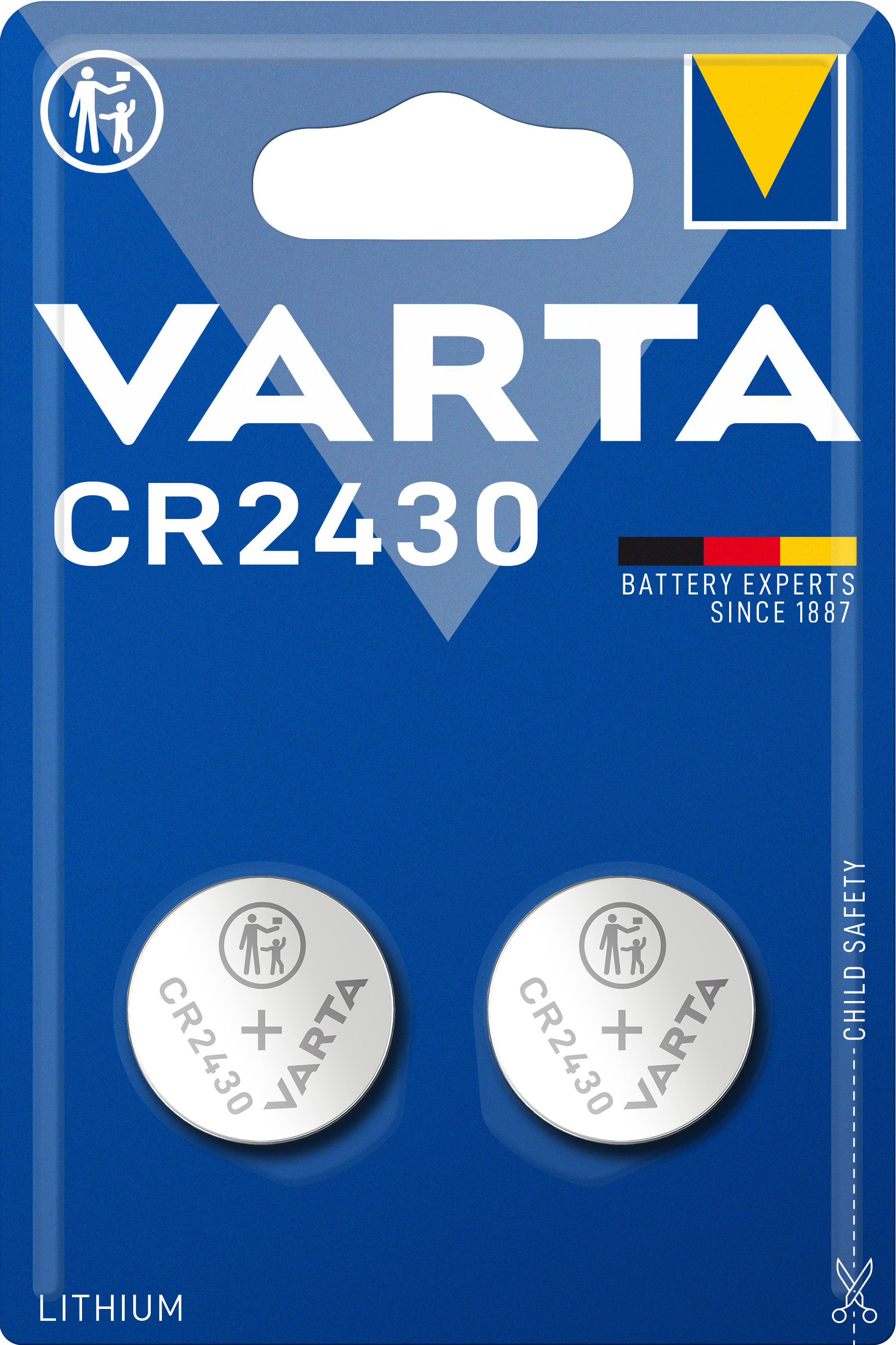 Litijumska dugme baterija CR2430 2/1 Varta
