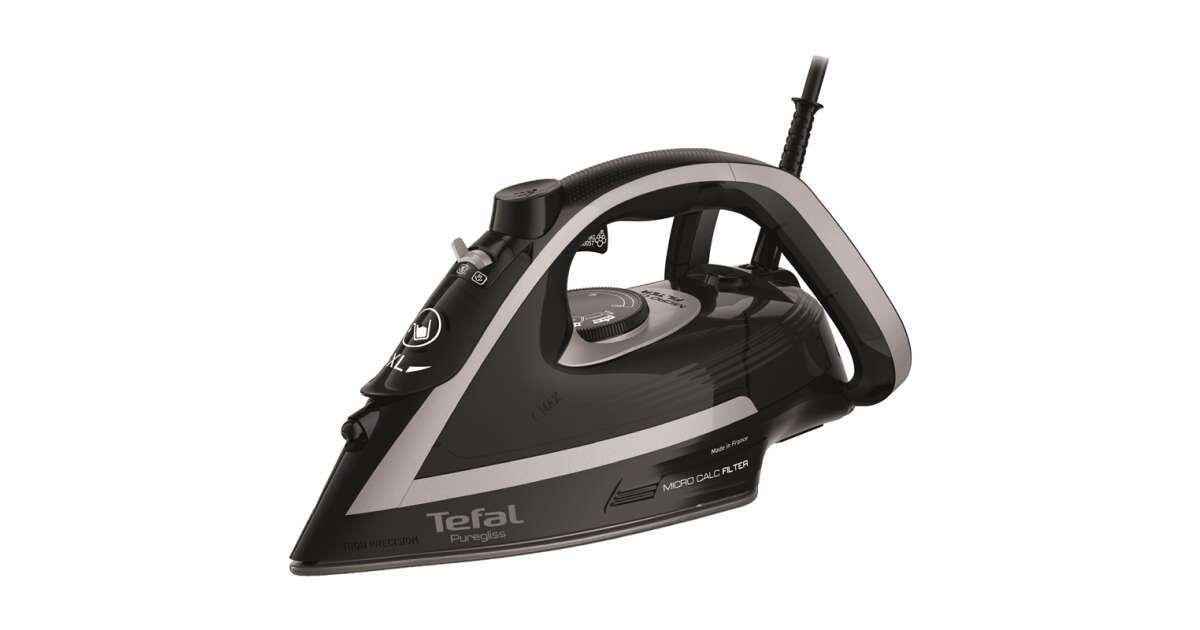 Pegla na paru Puregliss 2520-3000W crna Tefal