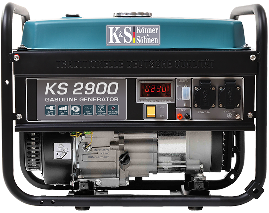 Generator KS2900 max.2.9 KW nominal.2.5kW 230V K.Sohnen