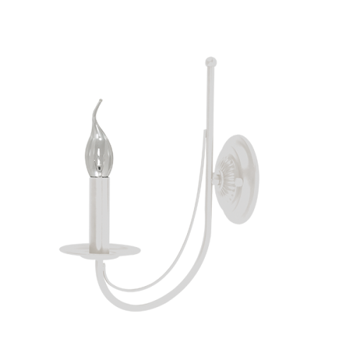 Zidna svjetiljka Angela 1xE14 maks. 40W 27x37cm bijela Elmark