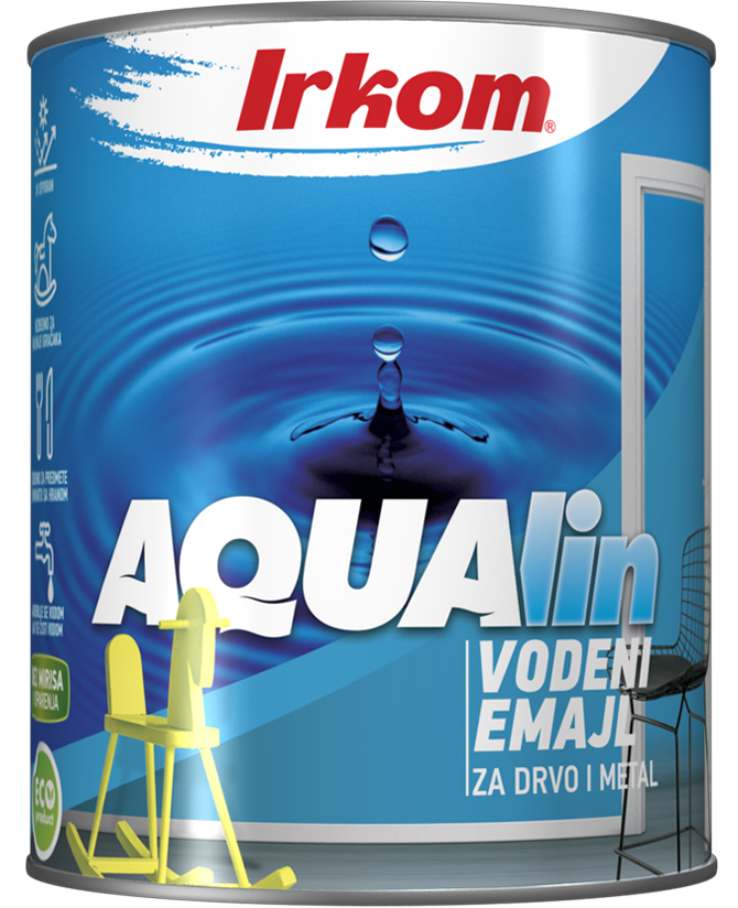 Aqua emajl plavi 700ml za drvo i metal Irkom