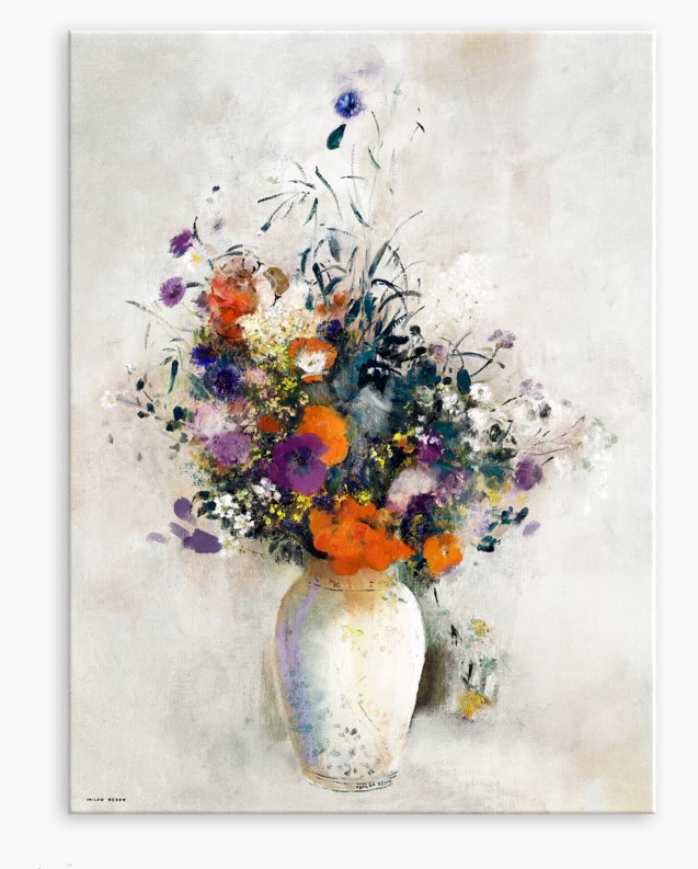 Print slika Canvas ST641 60x80cm Vase of flowers Styler