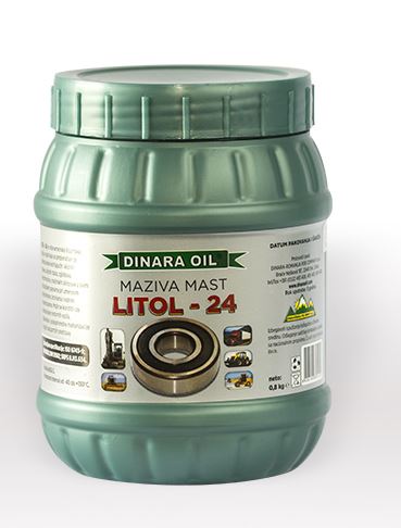 Višenamjenska litijumska mast LITOL-24 800g Dinara Oil