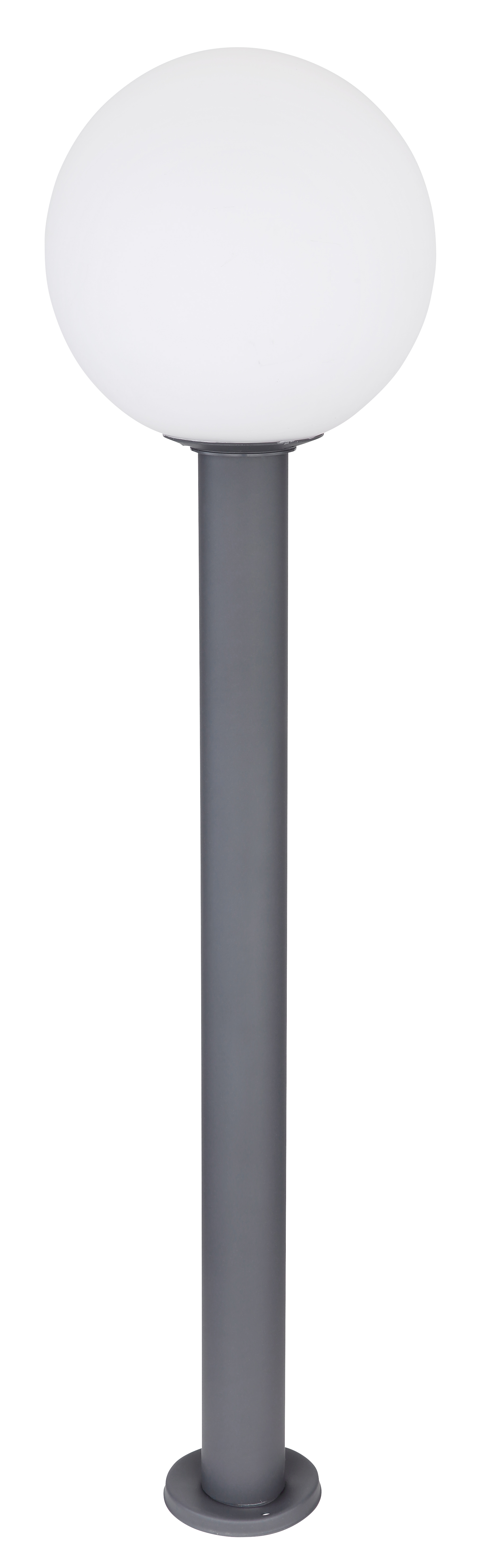 Bašt. svjetiljka Ossy LED E27 maks.15W 100cm antracit/bijela Globo