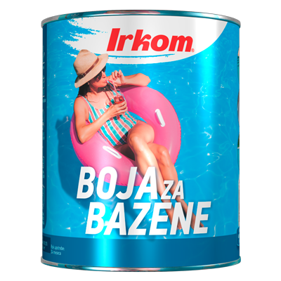 Boja za bazen 750ml plava Irkom