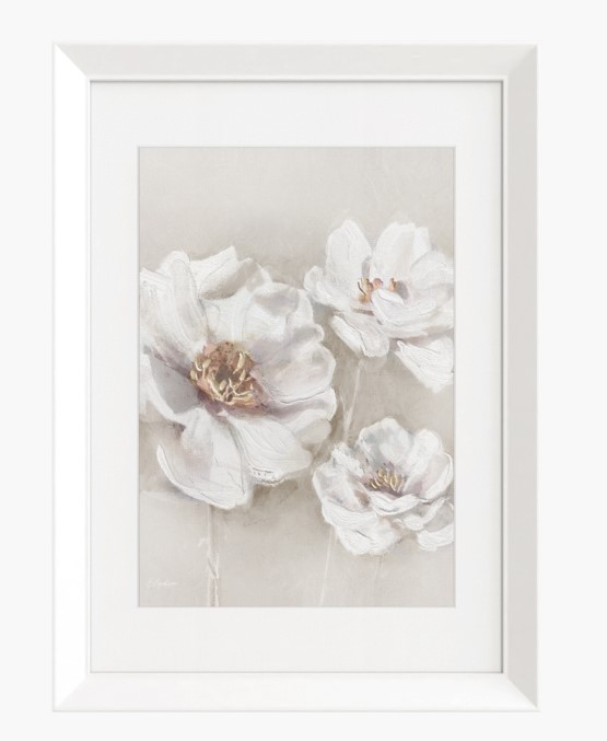 Print slika Paris Pic PP002 50x70cm White Flower Styler