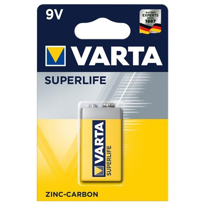 Cink-karbon baterija Superlife 6F22 Varta