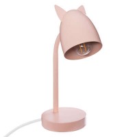 Dječ. stona lampa sa ušima 1x25W E14 roza Atmosphera