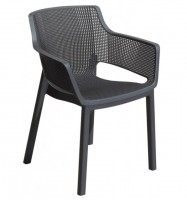 Baštenska stolica Elisa 57.7x62.5x79cm grafit Keter
