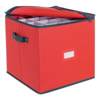 Kutija za odlaganje novog. kugli 33x33cm crvena Bizzotto