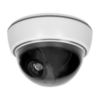 Lažna CCTV kamera sa IR diodom fi 125x90mm siva/bijela Virone