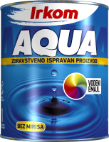 Aqua emajl bijeli Saten 700ml Irkom