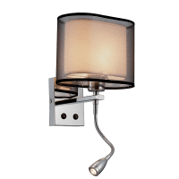 Zidna svjetiljka Mery 1xE27+LED 1W 120x365mm hrom