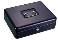 Metalna kutija za novac na ključ 30x23.5x8.5cm crna SafeX