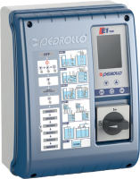 Kontrolni panel E1 TRI/1 za trofazne pumpe 18A 400V  Pedrollo