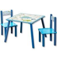 Dječiji garn. sto+dvije stolice plava Kesper