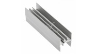 Gornji profil aluminijum 18/4mm za klizna vrata 3m