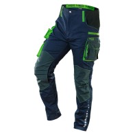 Radne pantalone PREMIUM vel. M/52 plave/zelene 270g/m2 Neo Tools