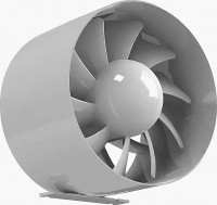Kućni cijevni ventilator 15W aRc 100 S fi 100mm bijeli airRoxy