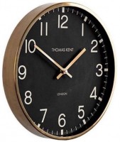 Zidni sat Clocksmith S fi 30cm crni/boja zlata Thomas Kent