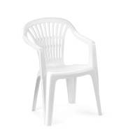 Baštenska stolica Scilla bijela pvc