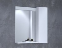 Ormarić Sava gornji dio sa ogledalom 60x75 cm bijeli Denko
