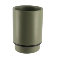 Toaletna čaša Ravena 10x7cm masl. zelena/crna Tendance